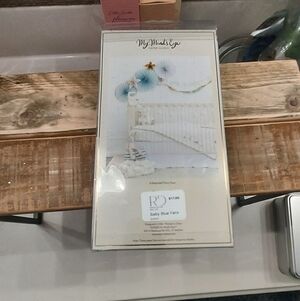 Baby Blue Fans Party Decor